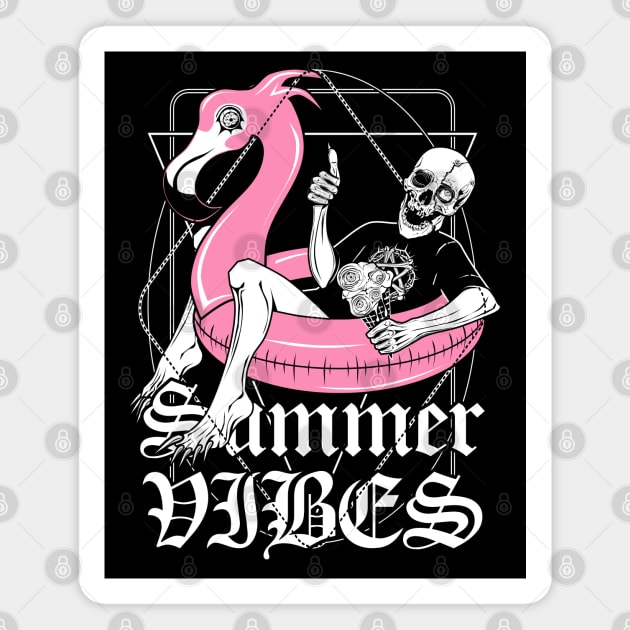 Summer Vibes Magnet by Von Kowen